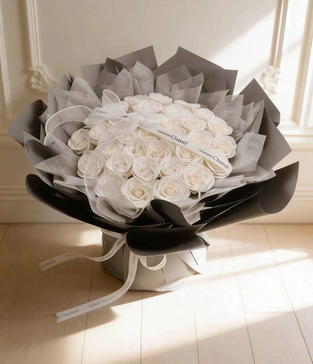 33朵月白之約-香氛花