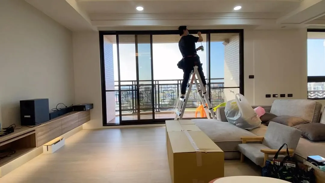 柔紗簾安裝～