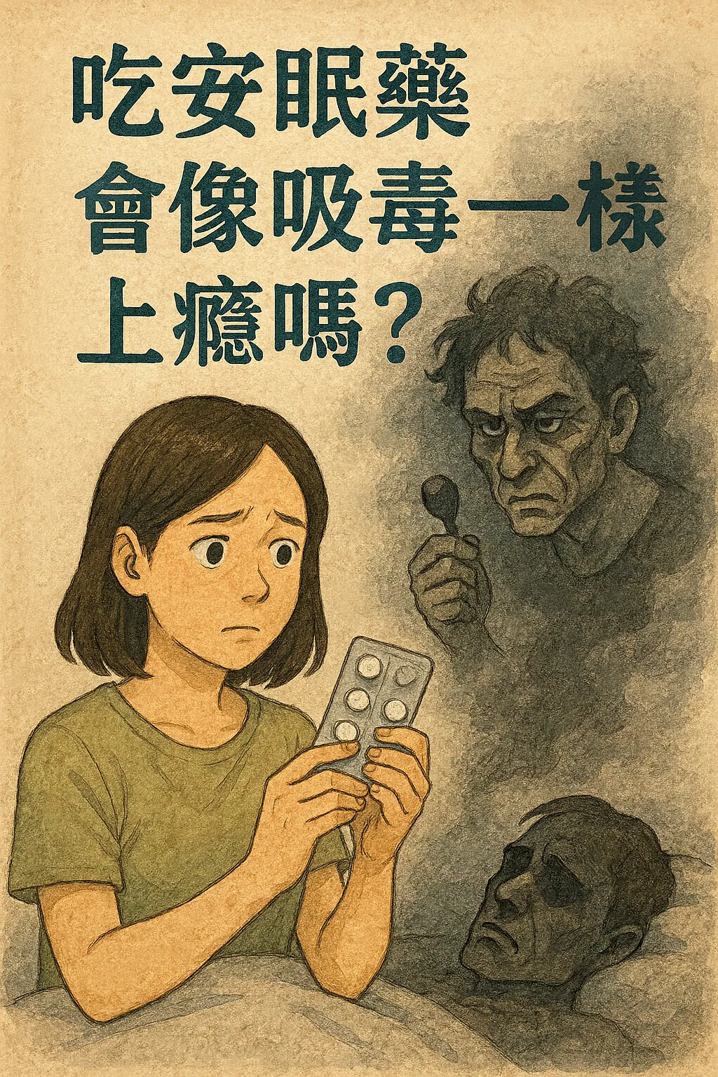 吃安眠藥會像吸毒一樣上癮嗎？