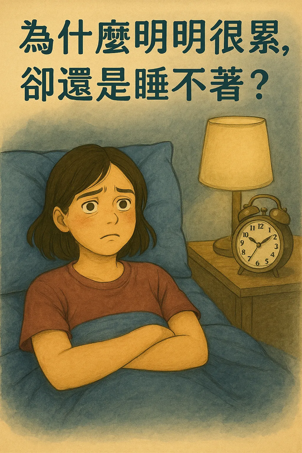 為什麼明明很累，卻還是睡不著？原因和解決方法全解析！