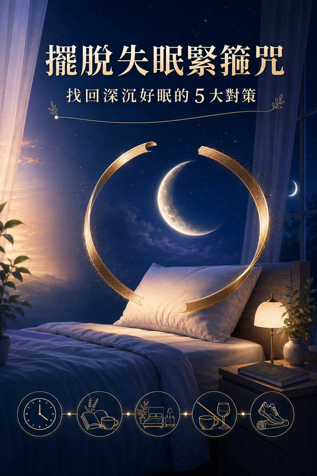 擺脫失眠緊箍咒：找回深沉好眠的 5 大對策｜台南失眠治療｜台南失眠治療推薦｜