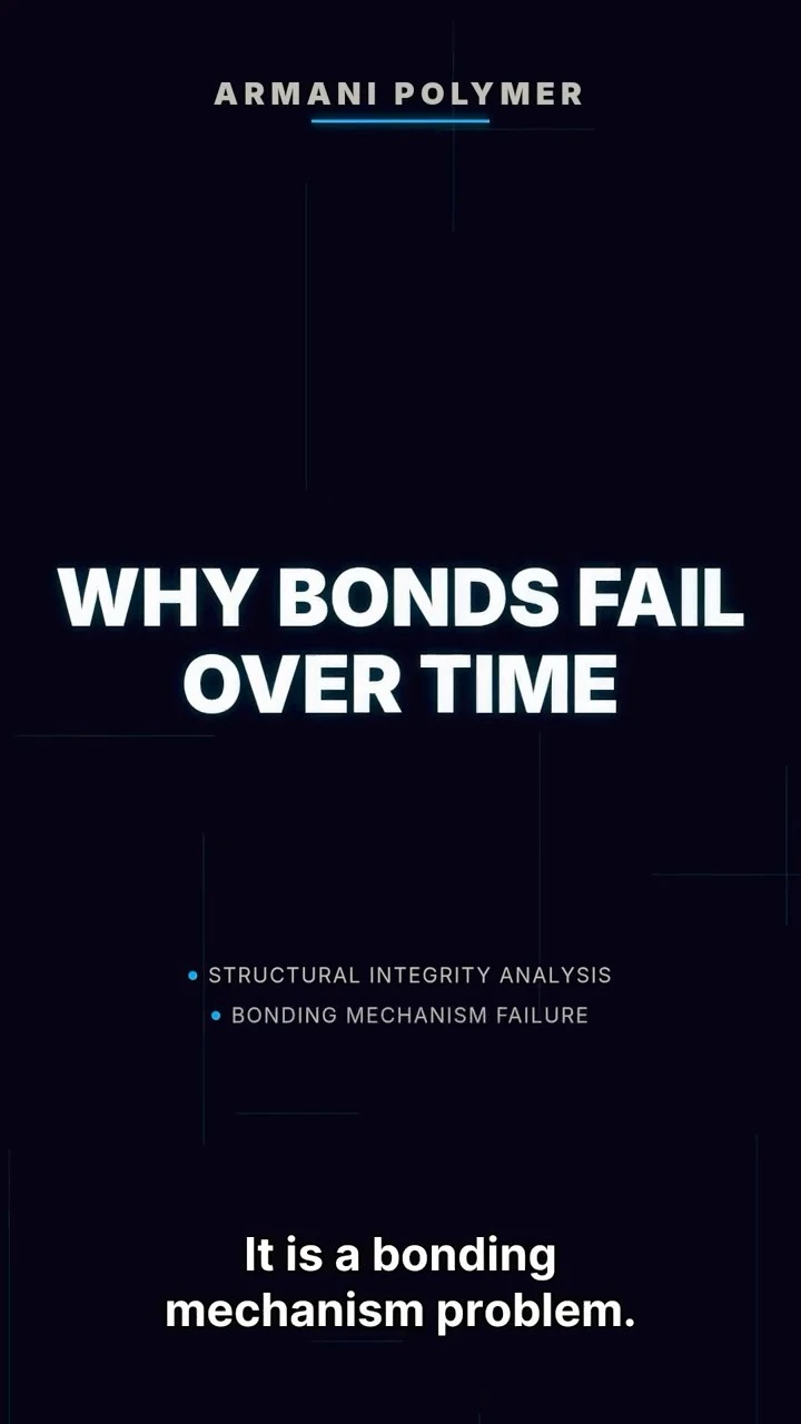 Why adhesives fail after initial tack: a bonding mechanism explanation