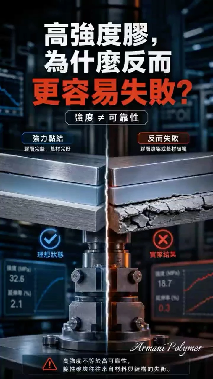 高強度膠，為什麼反而更容易失敗？#盲點誤區 #adhesive #science #bonding