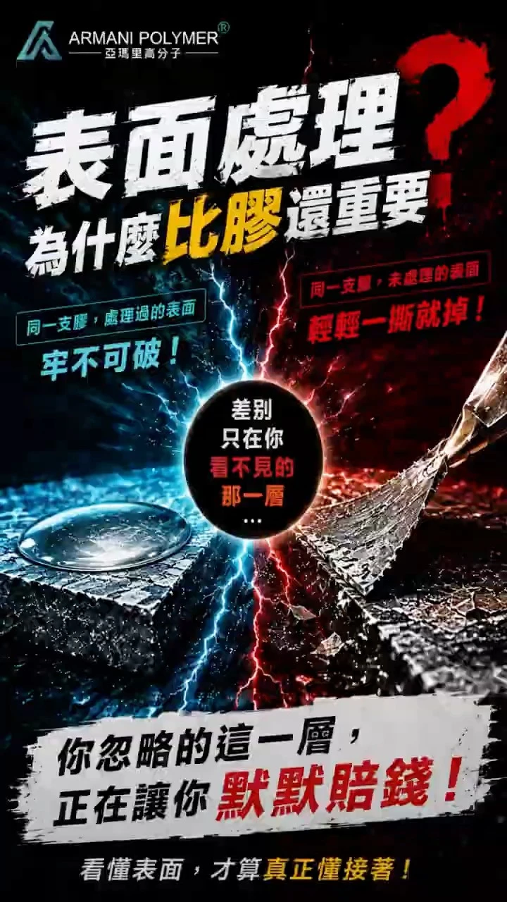表面處理為什麼比膠還重要？