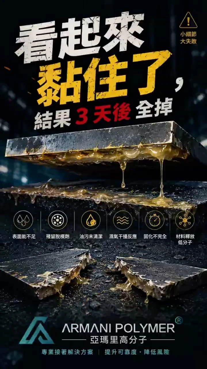 看起來黏住了，結果3天後GG。