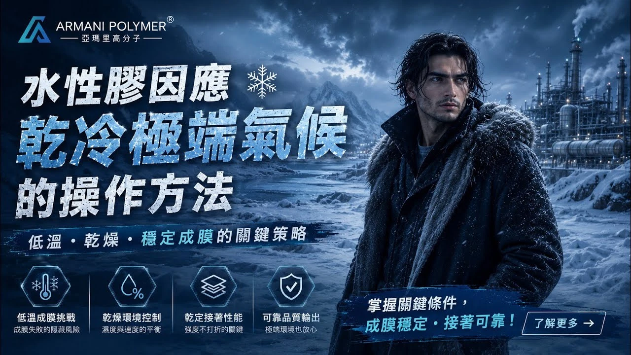 水性膠因應乾冷極端氣候的操作方法