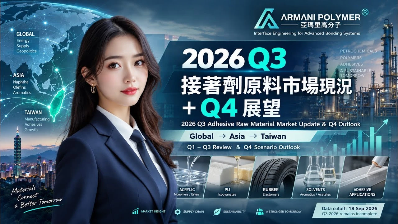2026 Q3接著劑原料市場現況+Q4展望