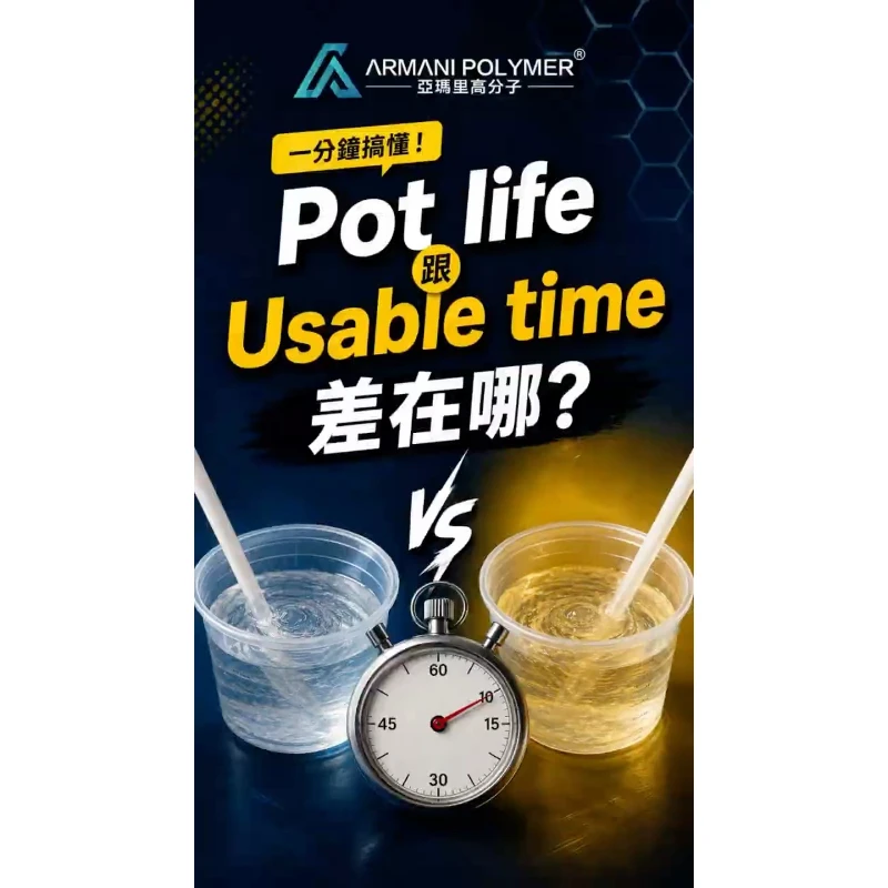 Pot life 跟 usable time，到底差在哪？