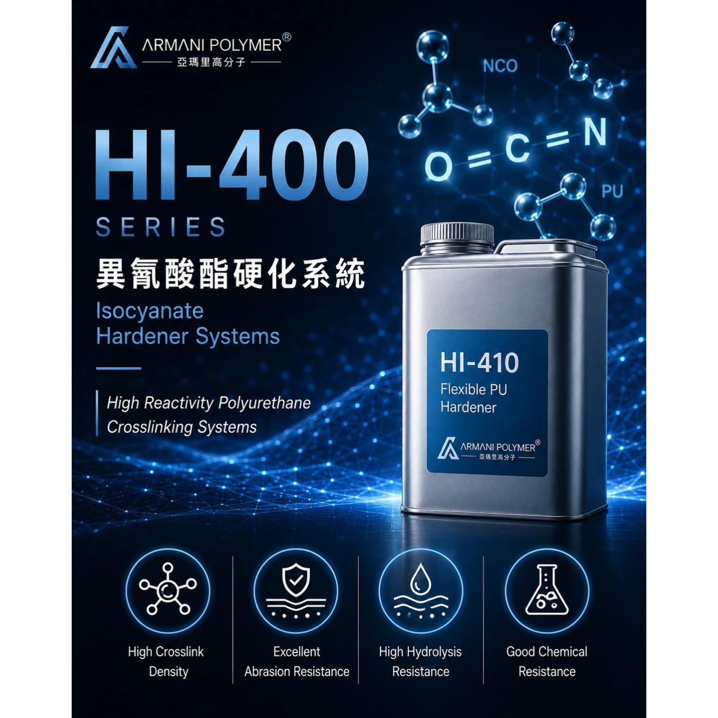 HI-400 Series｜異氰酸酯硬化系統