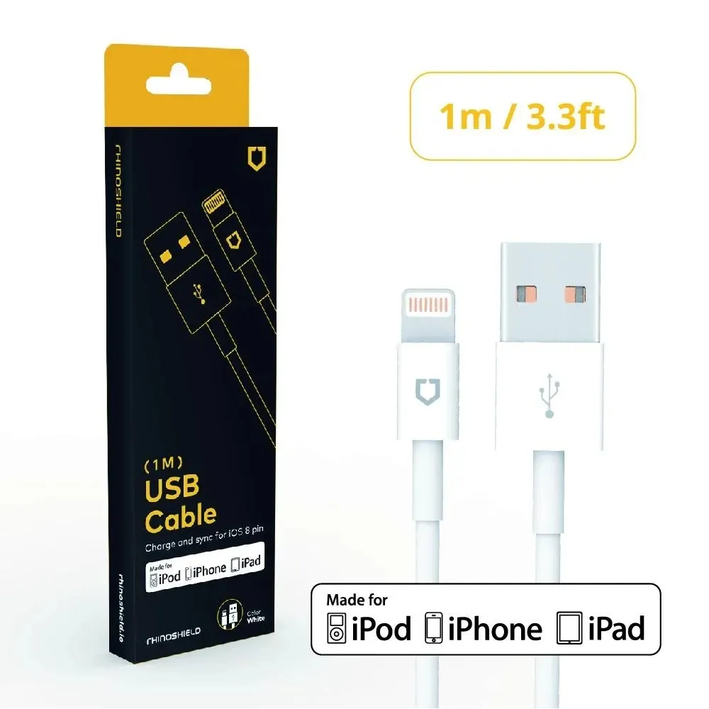 犀牛盾 Lightining to USB 1M/2M傳輸充電線