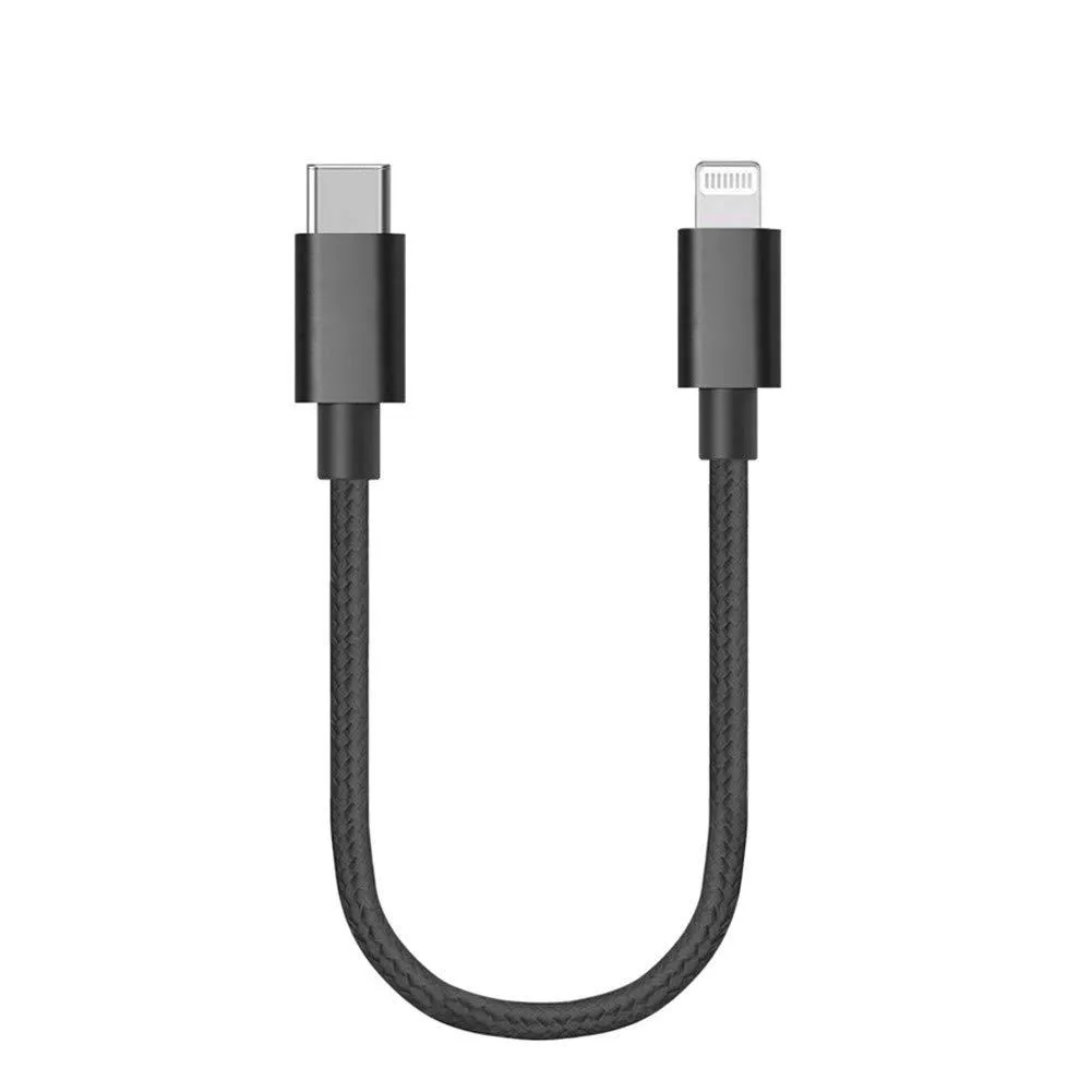 TYPE-C to Lightning 0.2M黑色 快充傳輸線