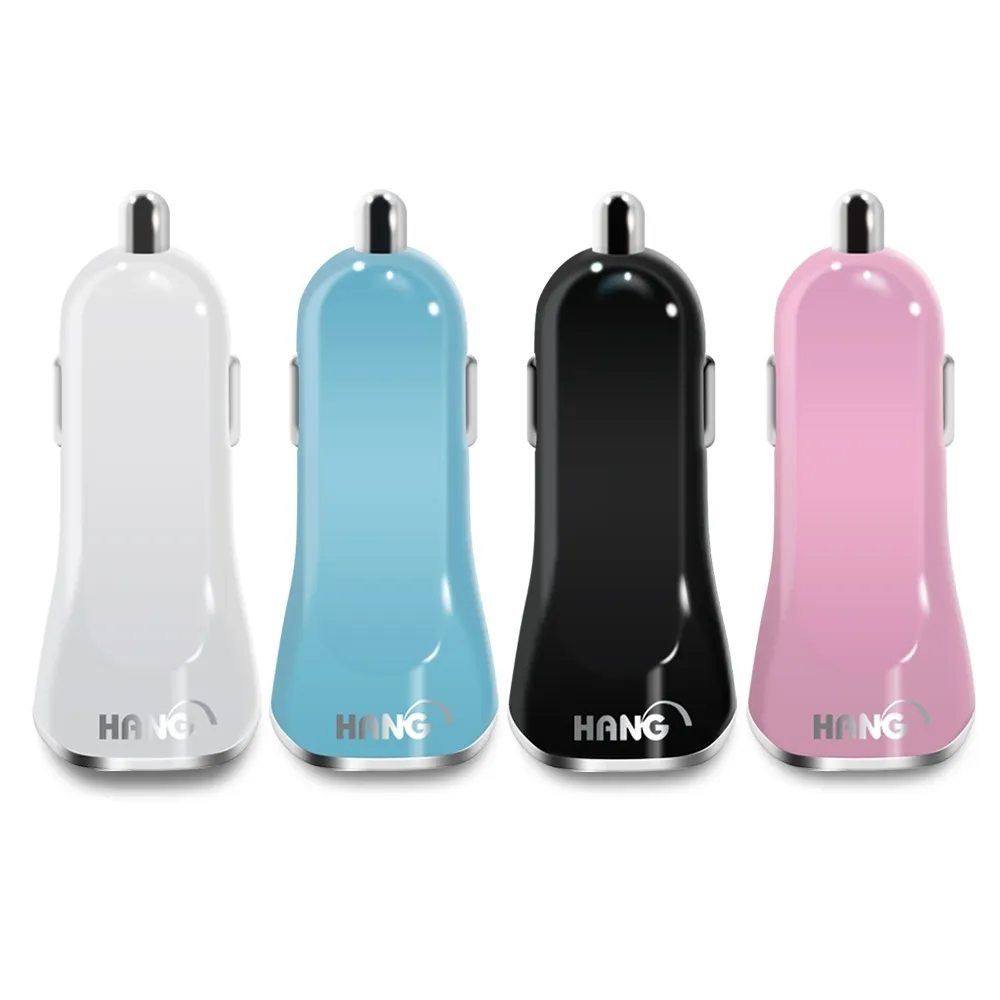 白 HANG H302A 智能USB 2.1A 車充