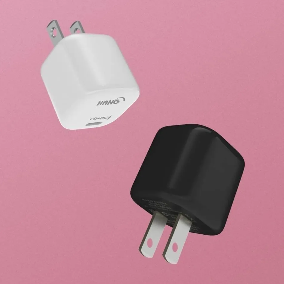 白 HANG C16 MINI 20W (PD+QC)快速閃充電器