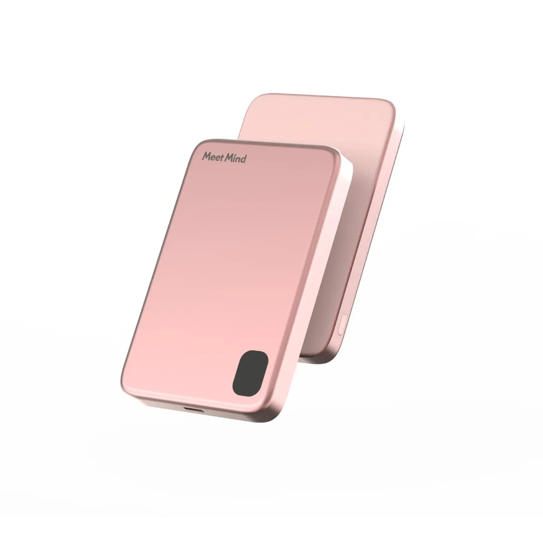 MEETMIND 鋁合金Magsafe 三用磁吸快充行動電源5000mAh