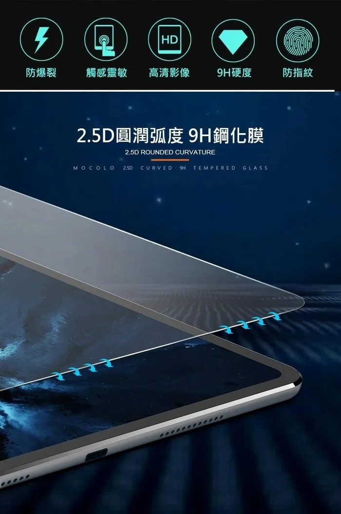 Cowhorn牛角 Apple iPad  藍光玻璃貼