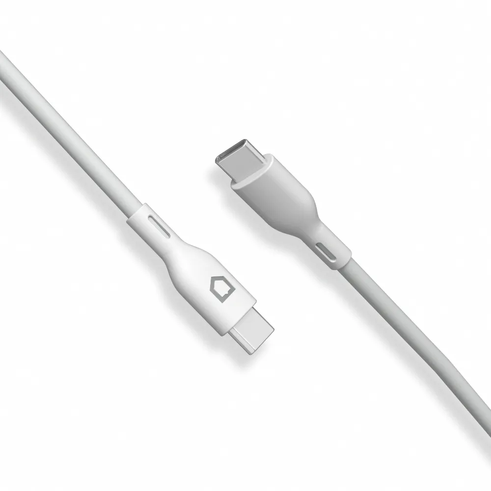 白-犀牛盾 Type-C to Type-C 傳輸充電線 1M/2M
