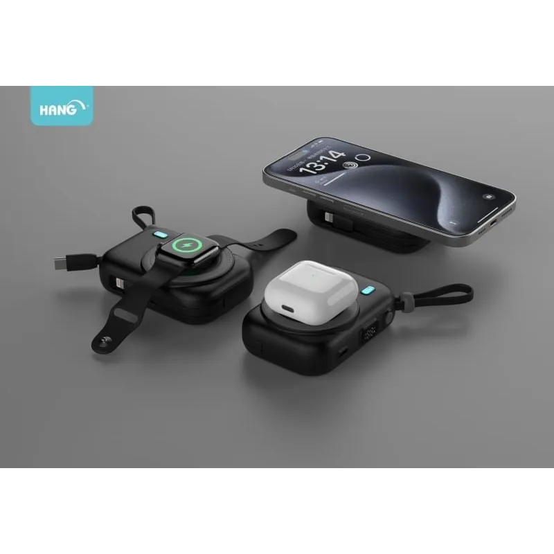 HANG-PD3C無線磁吸自帶雙線10000mAh行動電源