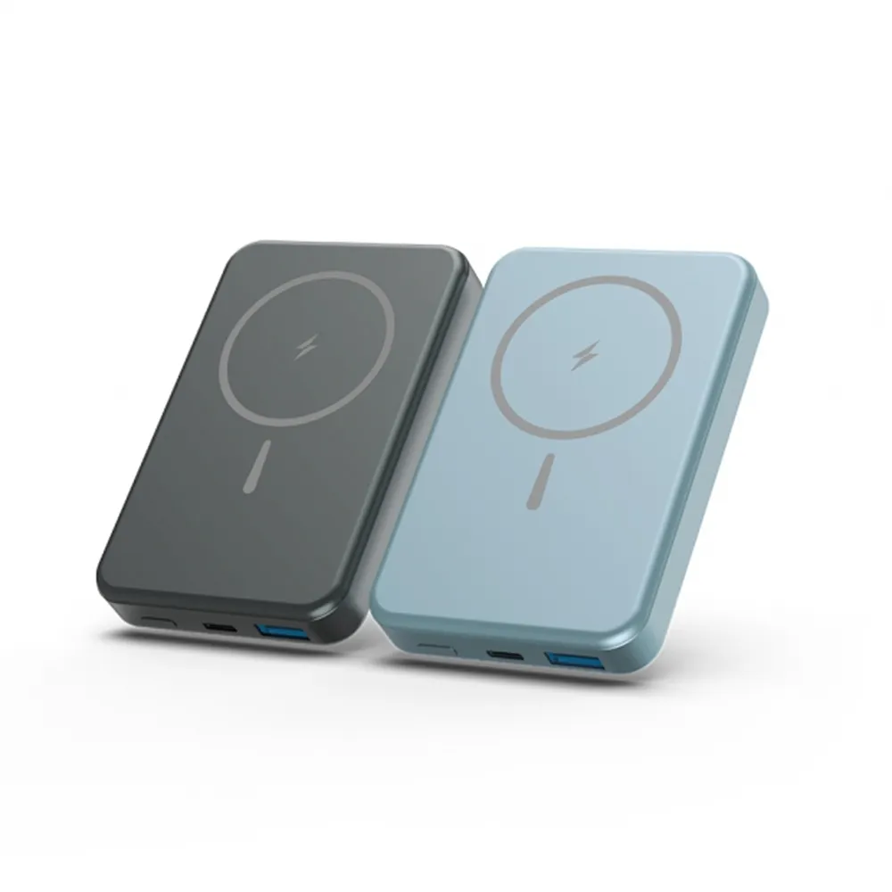 MINIQ 數顯鋁合金/10000mAh/15W磁吸式無線閃充行動電源