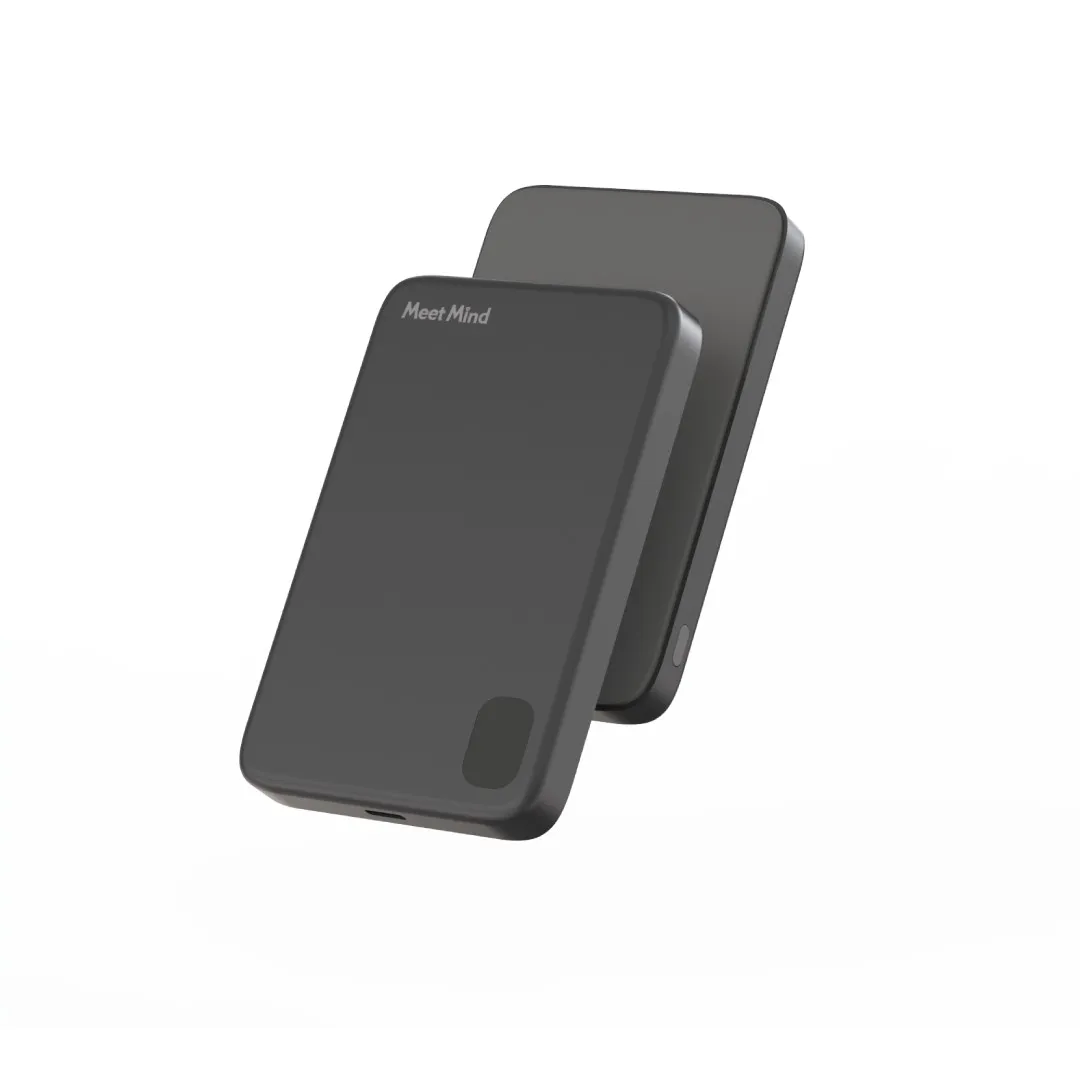 MEETMIND 鋁合金Magsafe 三用磁吸快充行動電源5000mAh