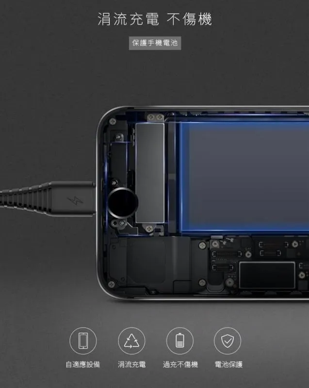 HANG R12 3.4A 飛魚閃充快速數據線