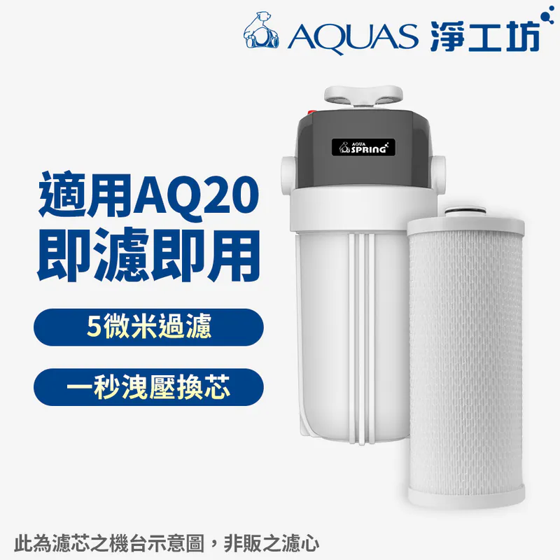 【AQUAS淨工坊】AQ20C碳纖維複合式濾芯 濾心(AQ20全戶除氯過濾器專用)