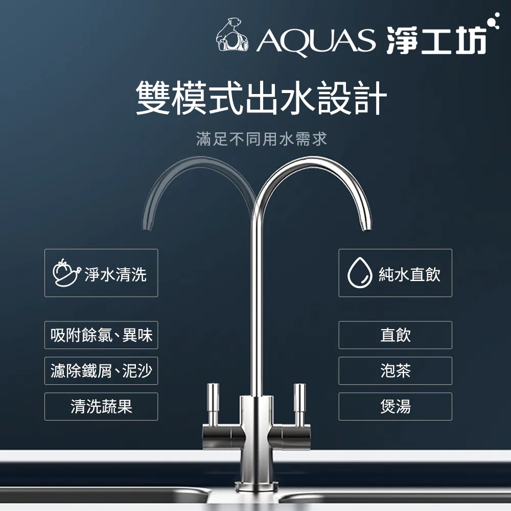 A26-600G RO雙效節能純淨水機 (0陳水專利/一級水效/大流量)