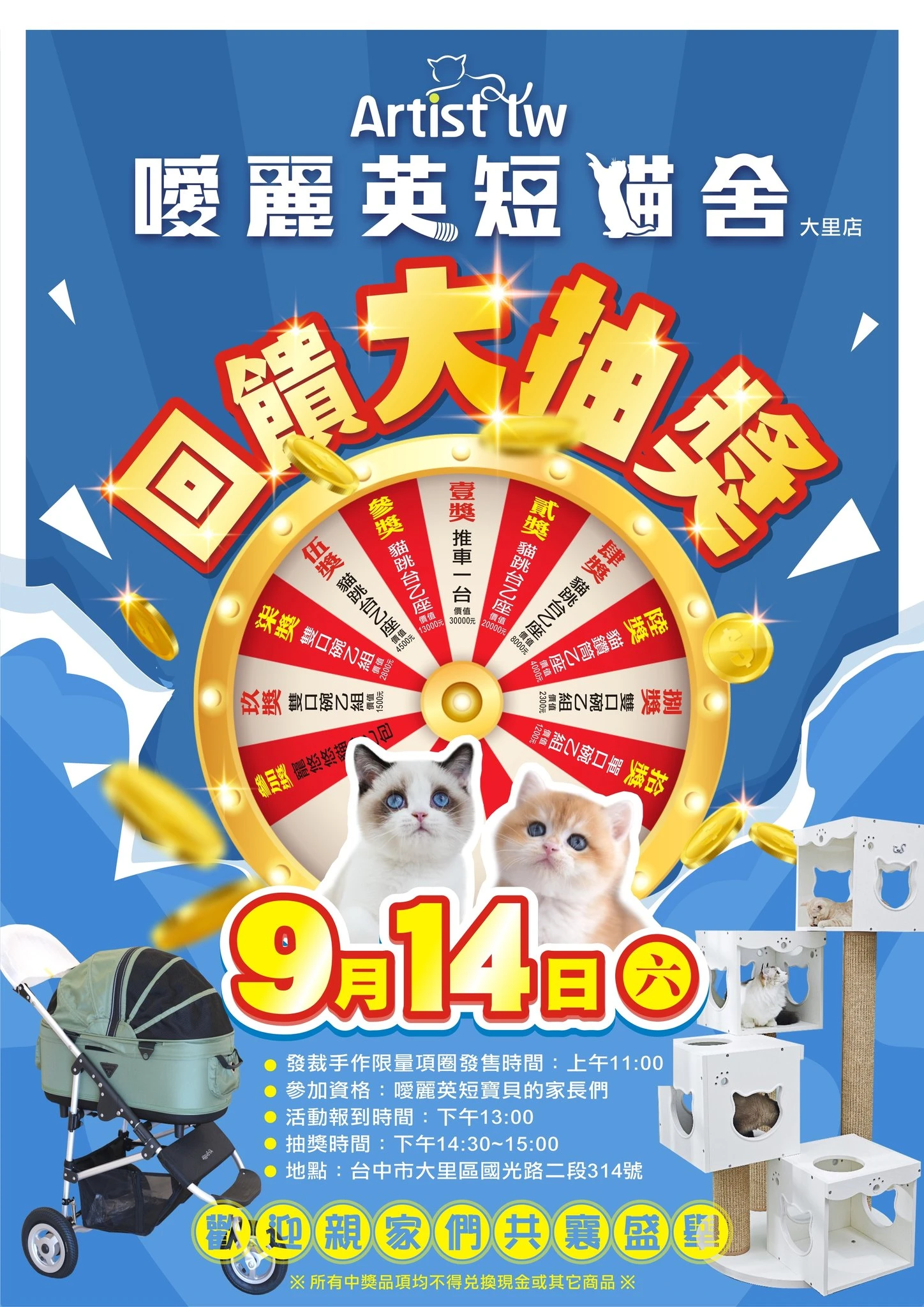 噯麗英短貓舍成立八週年囉!!!