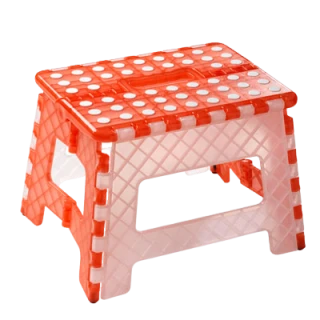Six-color transparent folding chair