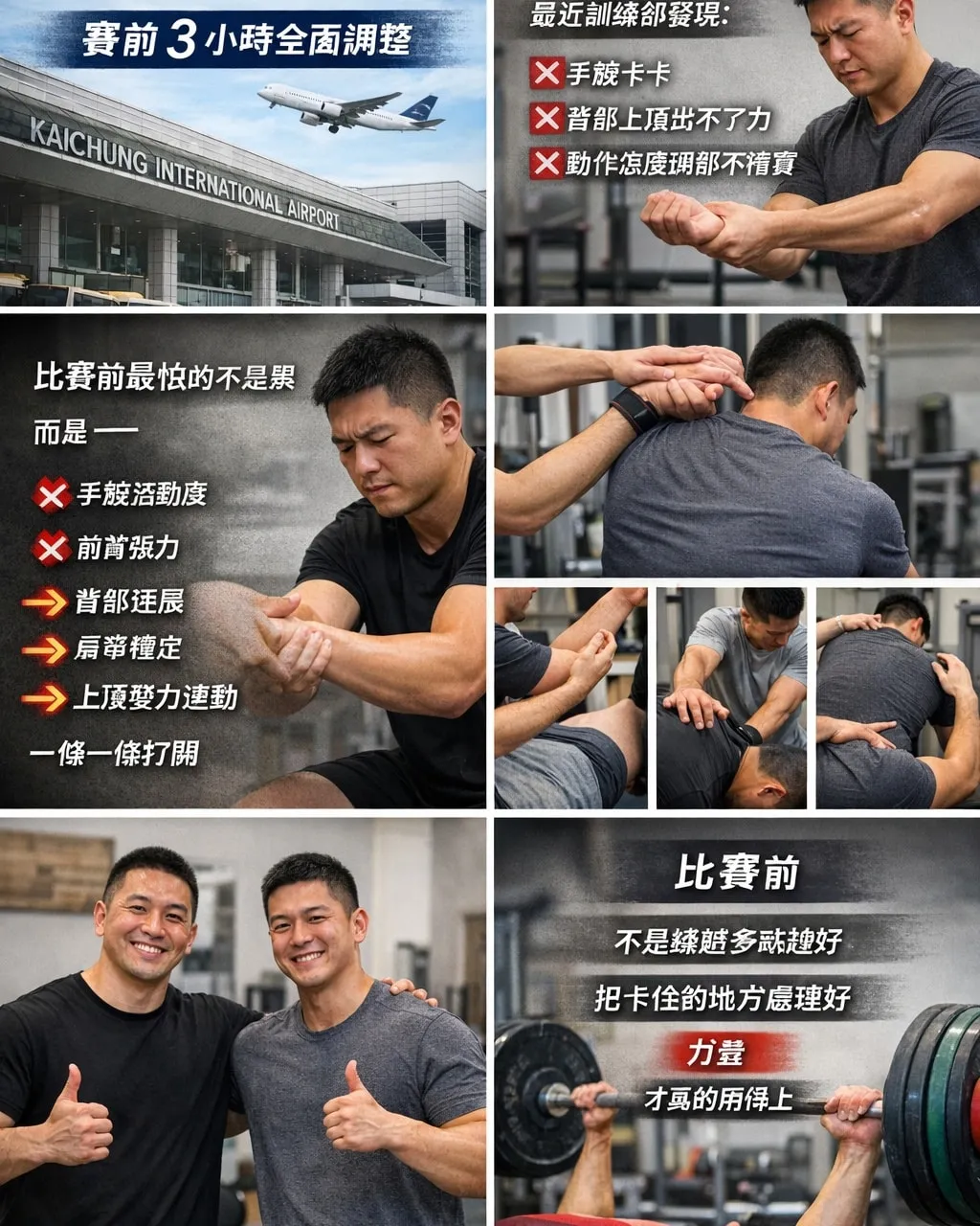 把卡住的地方打開，動作才出得來、力量才用得上。/運動按摩推薦/高雄肌肉痠痛按摩