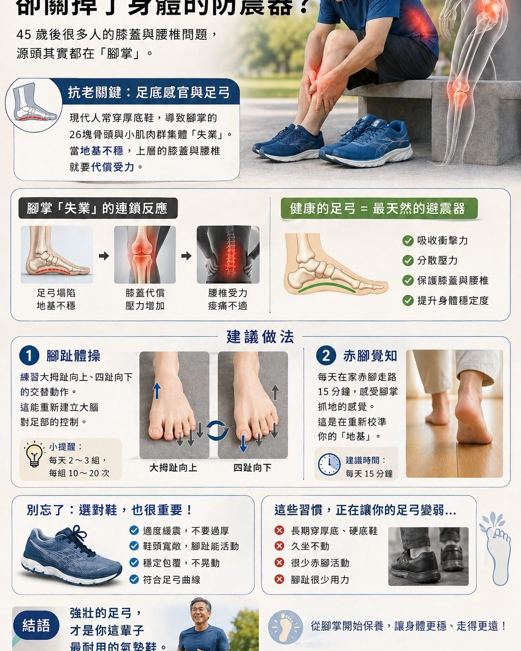 你買了昂貴的緩震鞋，卻關掉了身體的防震器？肌肉按摩/高雄肌肉按摩