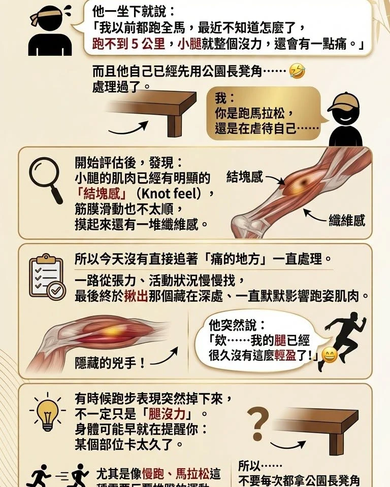 今天來了一位超熱愛慢跑的客人-高雄筋膜刀/高雄筋膜放鬆