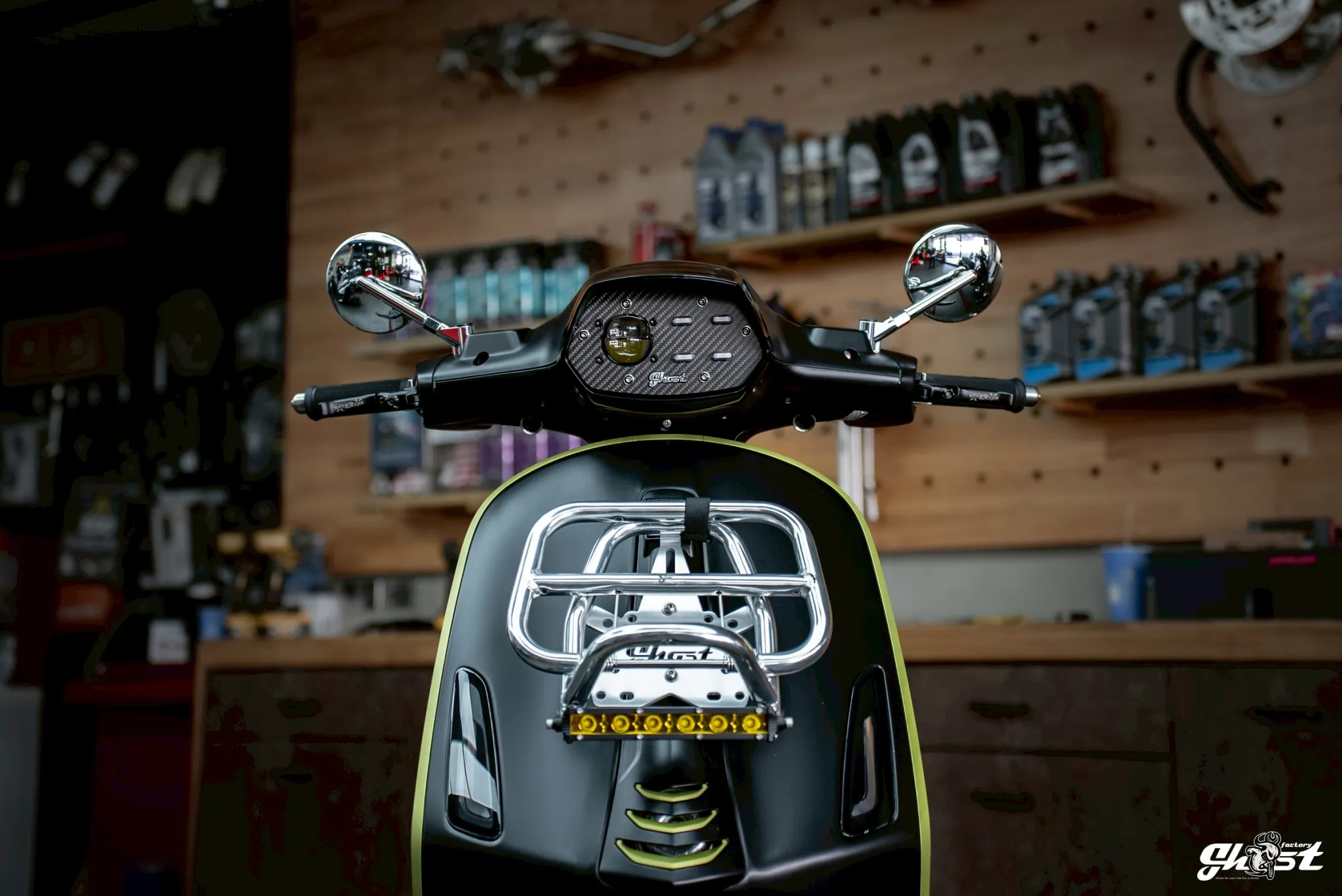 Ghost 圓鏡 電鍍款 後視鏡