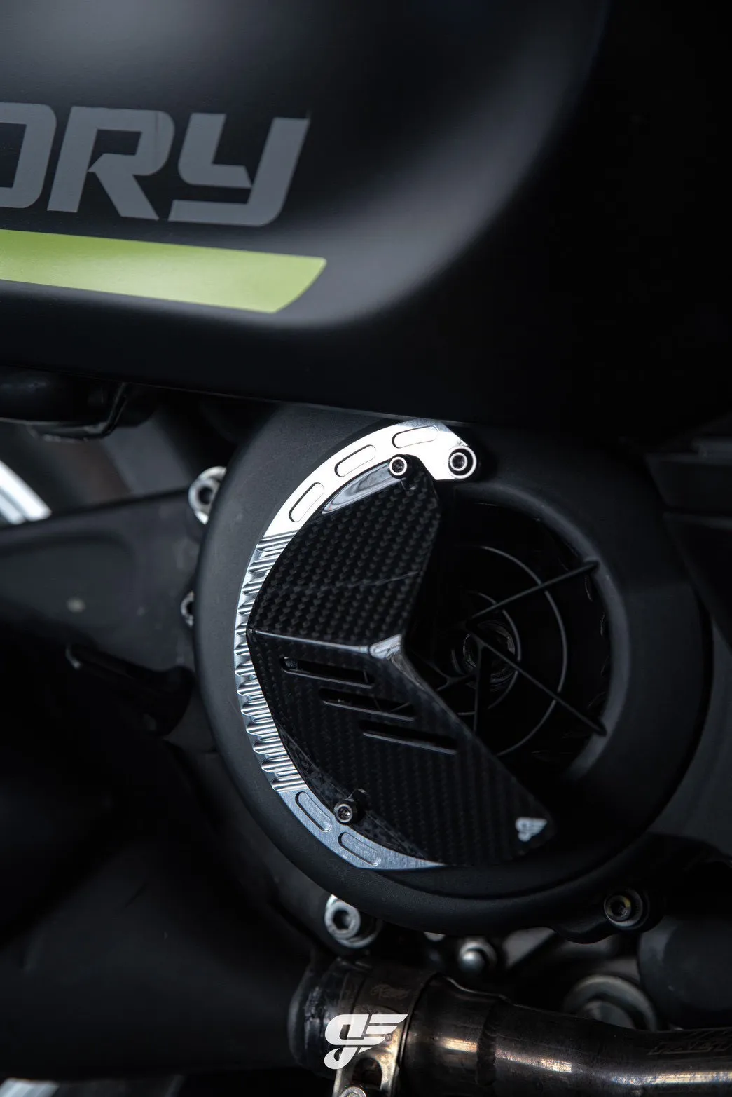 Ghost Factory Vespa碳纖維風扇蓋 碳纖維導風罩 Vespa 衝刺 春天 偉士牌