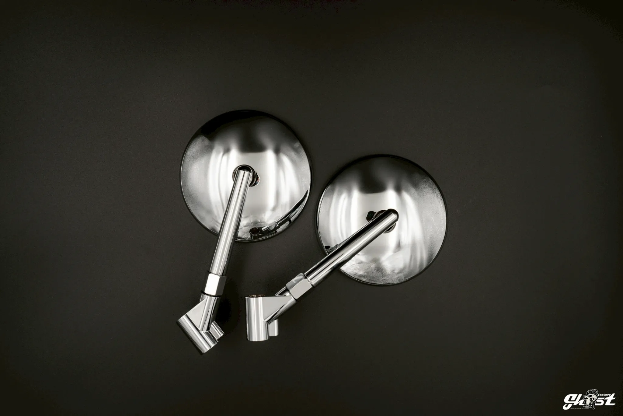 Ghost 圓鏡 電鍍款 後視鏡