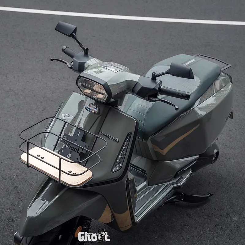 Ghost Factory GT-04聯名短版方鏡 HD corse 機車後照鏡