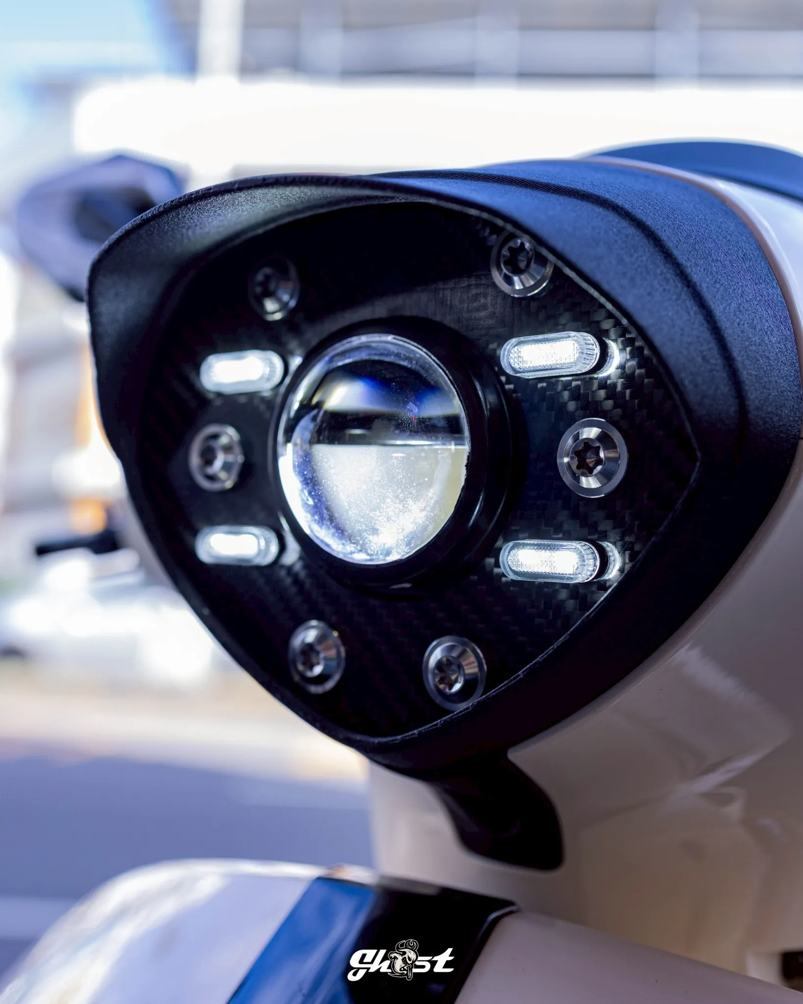 Slo Fiddle 125 158 led魚眼 大燈 