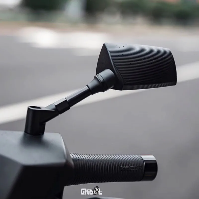 Ghost Factory GT-04聯名短版方鏡 HD corse 機車後照鏡