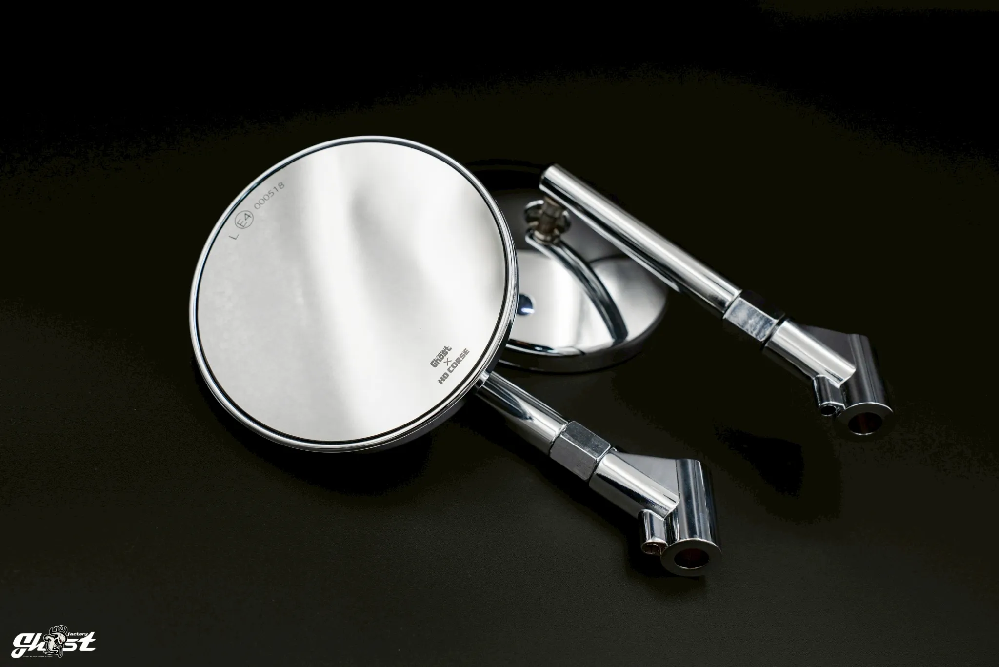 Ghost 圓鏡 電鍍款 後視鏡