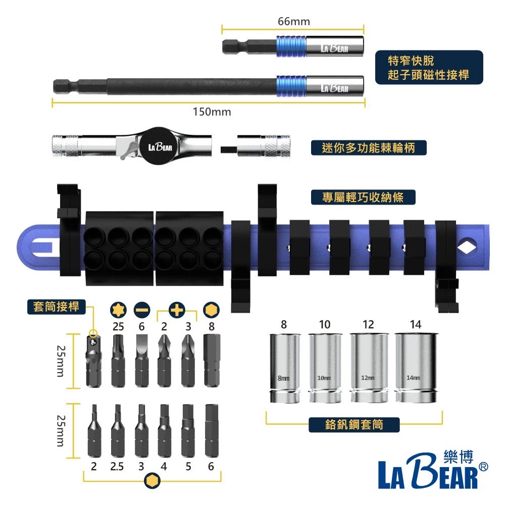 ASM LaBear 樂博 20in1機車維修工具組