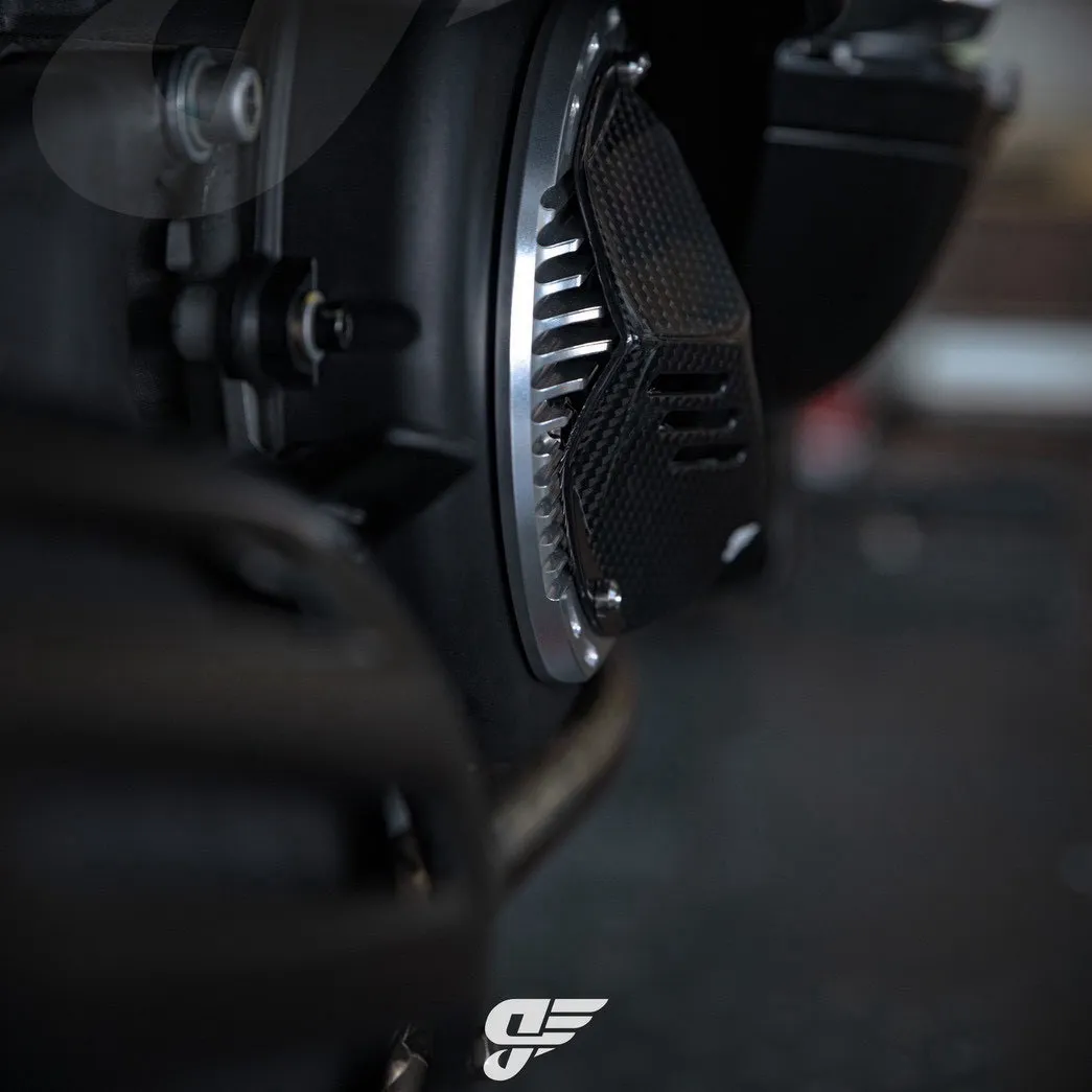 Ghost Factory Vespa碳纖維風扇蓋 碳纖維導風罩 Vespa 衝刺 春天 偉士牌