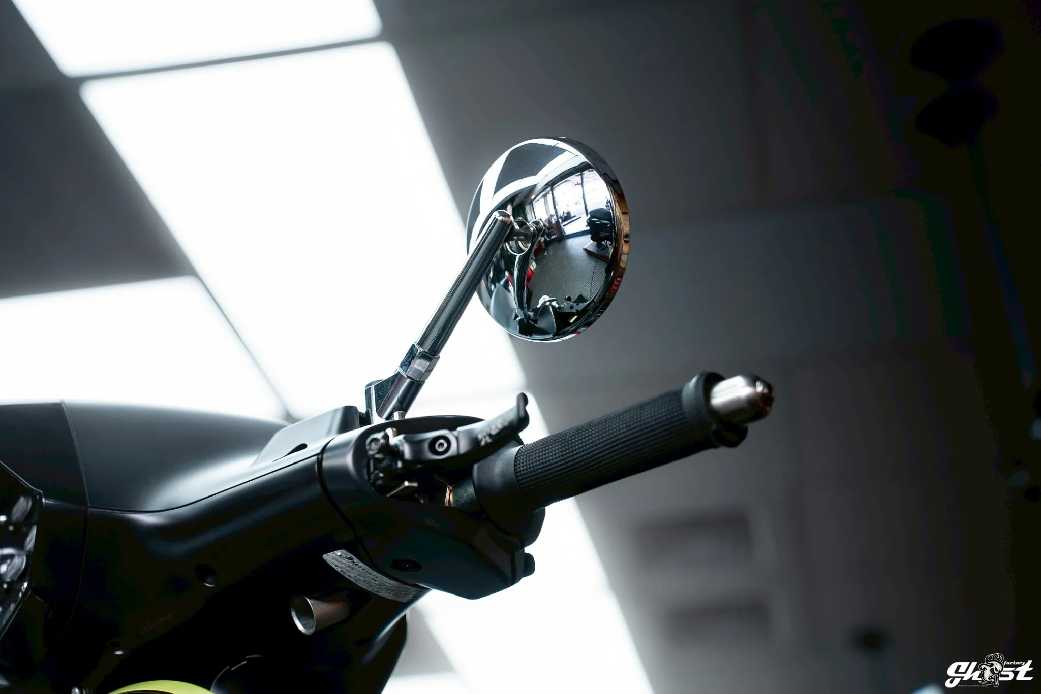 Ghost 圓鏡 電鍍款 後視鏡