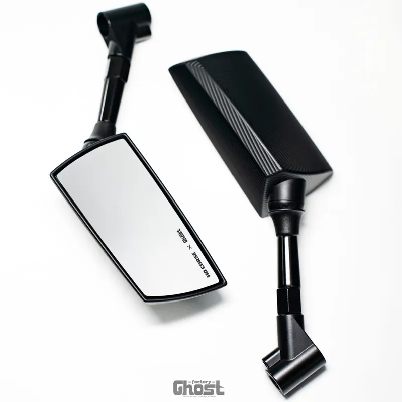 Ghost Factory GT-04聯名短版方鏡 HD corse 機車後照鏡