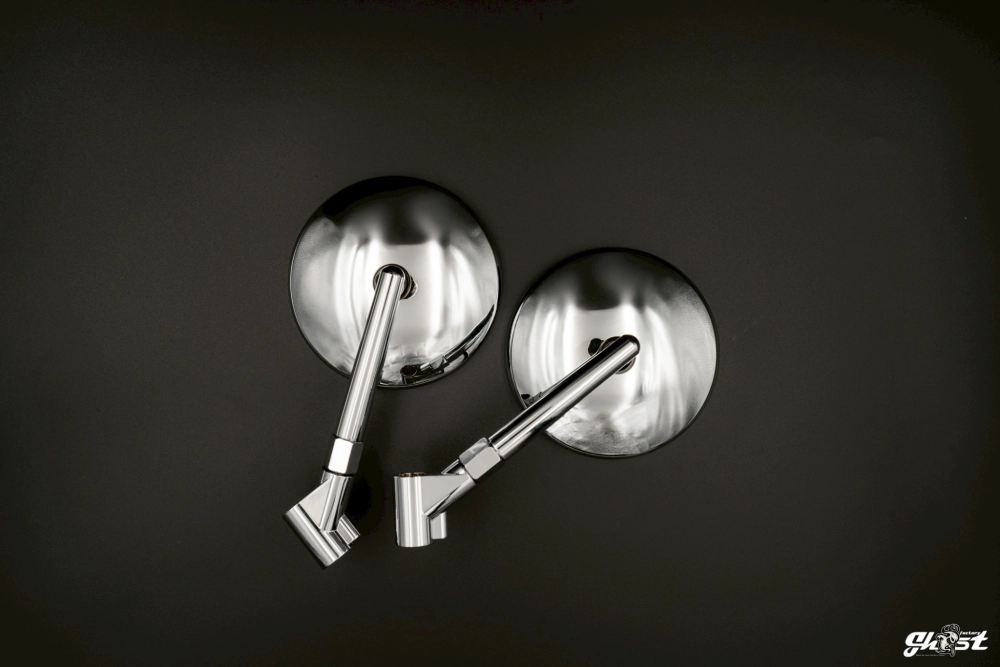 Ghost 圓鏡 電鍍款 後視鏡 