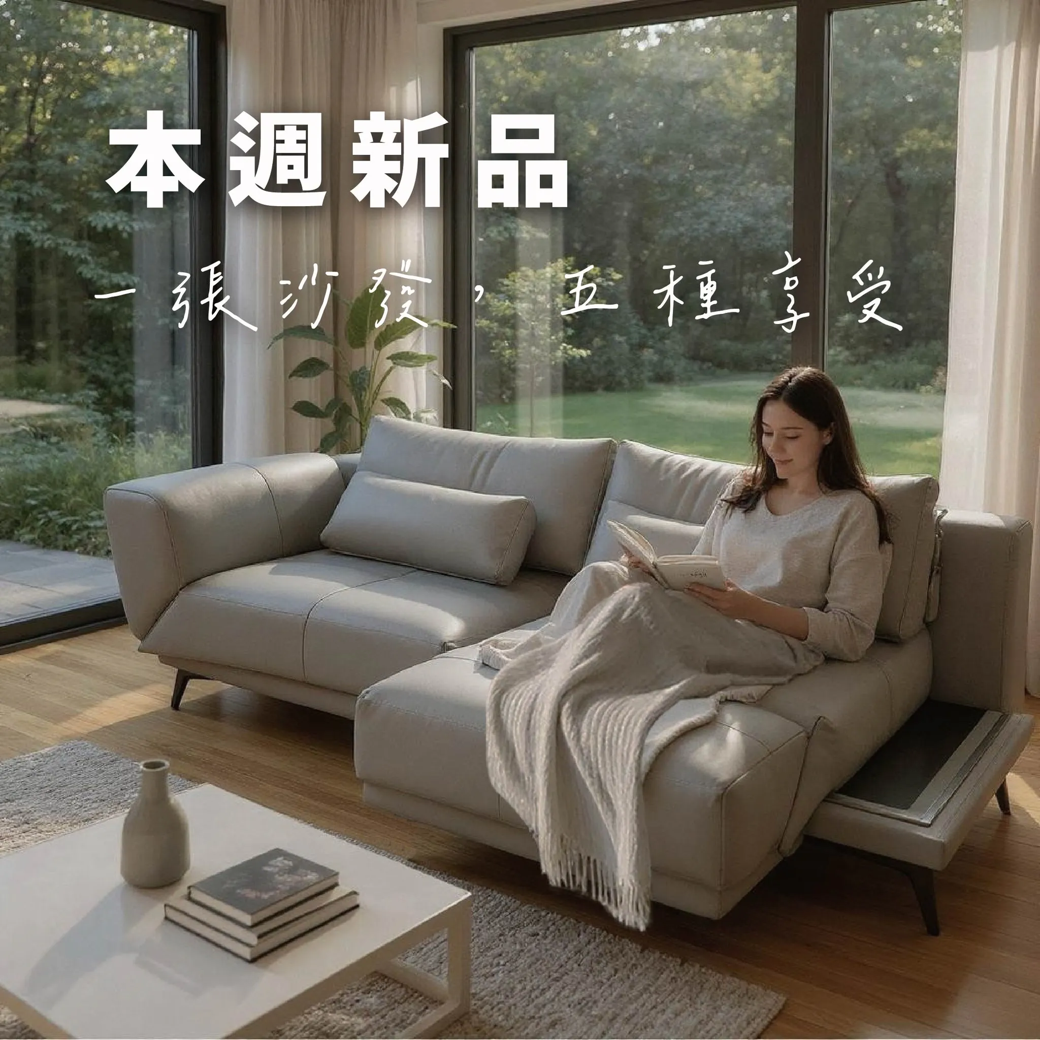 【本週新品｜多功能變形沙發登場】不只是坐的地方，更是家裡最貼心的夥伴。