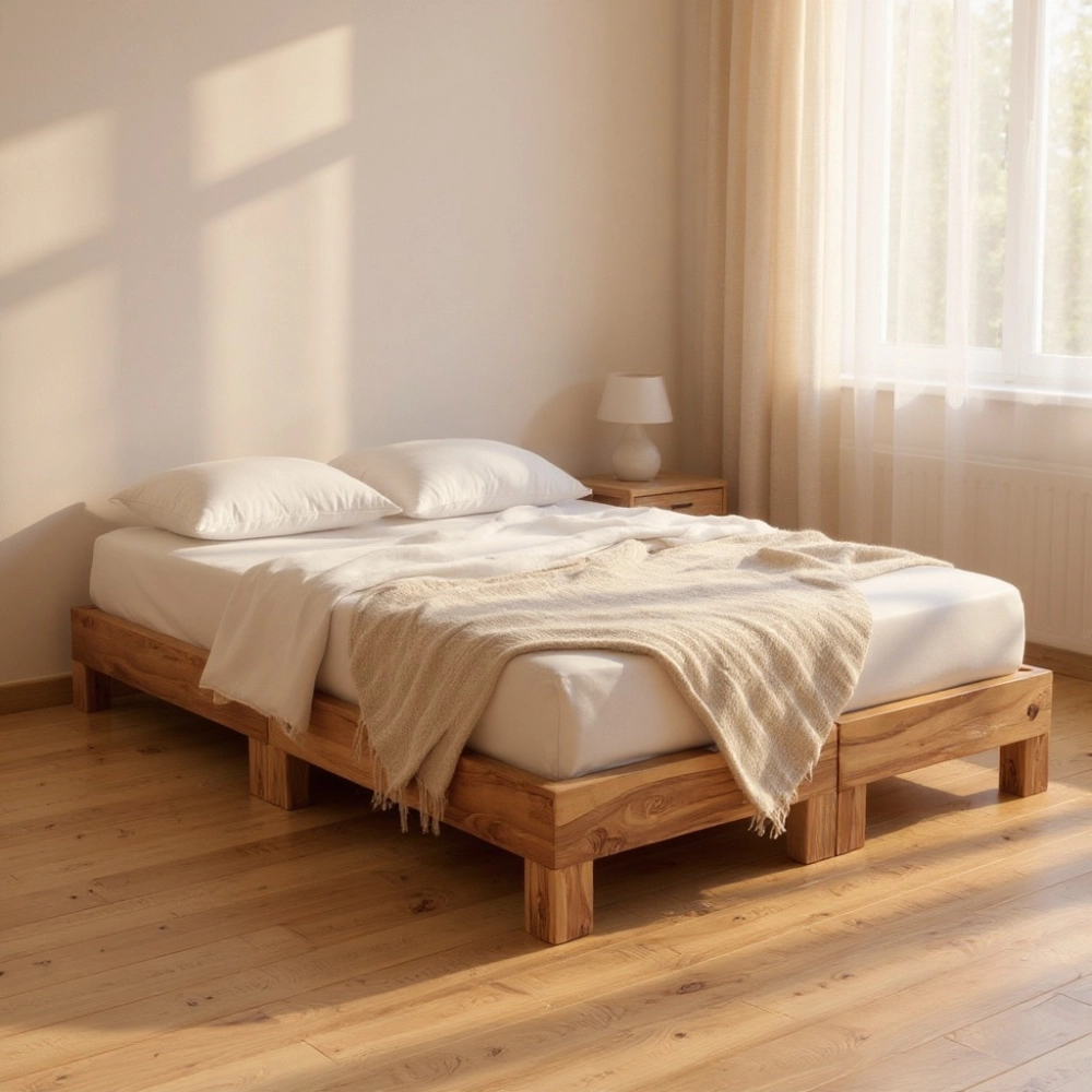 從選對床架開始，打造有品味的睡眠空間，天然柚木可防潮防蟲
