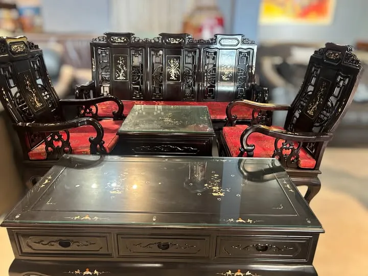 【超殺優惠｜中式紅木家具5件組】錯過等一年！限量釋出，經典中式紅木家具，豪華組合，尊貴氣派，讓你一秒變身品味大師！