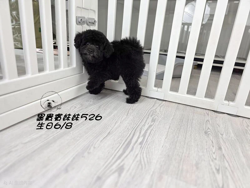 爆毛 黑貴賓妹妹526