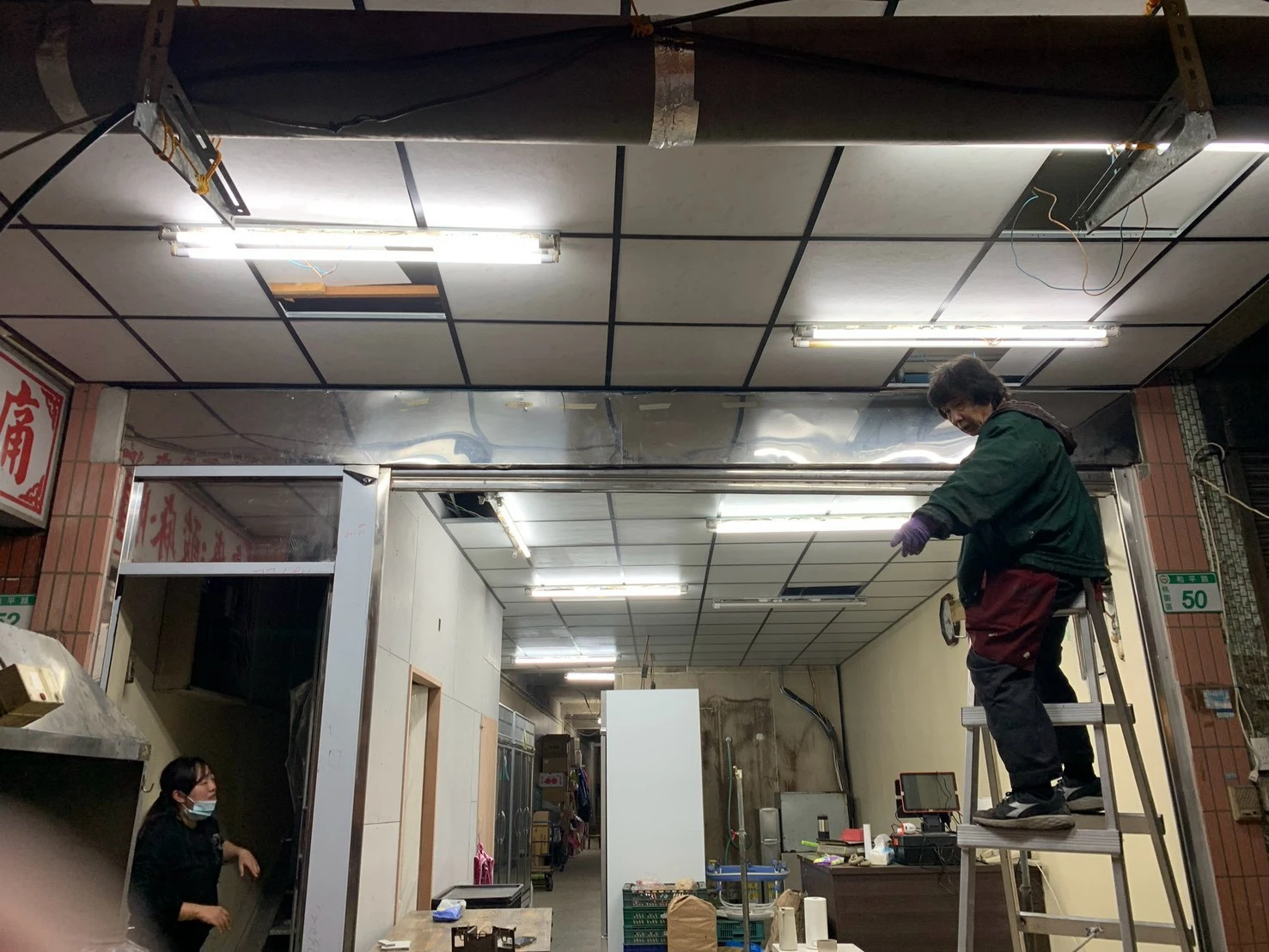 明架天花板工程｜店面輕鋼架工程