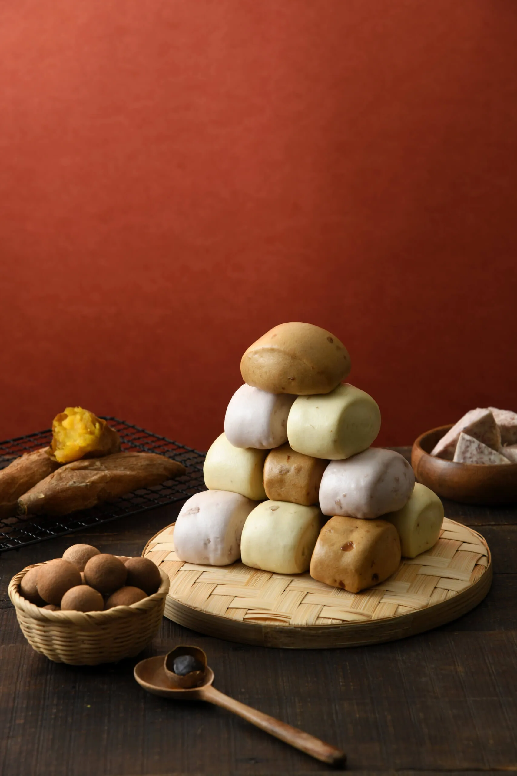 三色小饅頭(12入) (全素)
