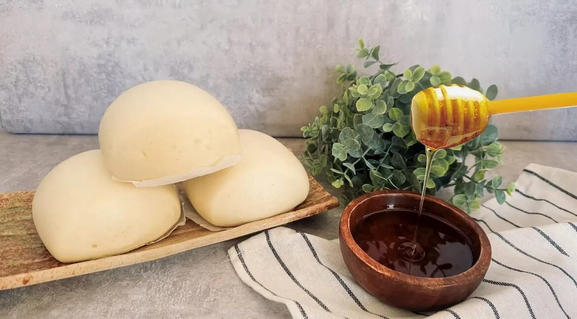 純蜂蜜饅頭3入(素)